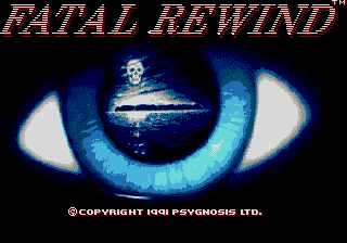 Fatal Rewind title screen for Sega Mega Drive